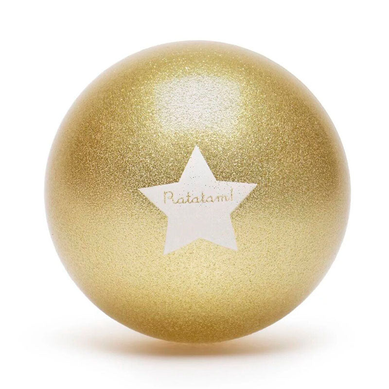 Silver glitter star ball