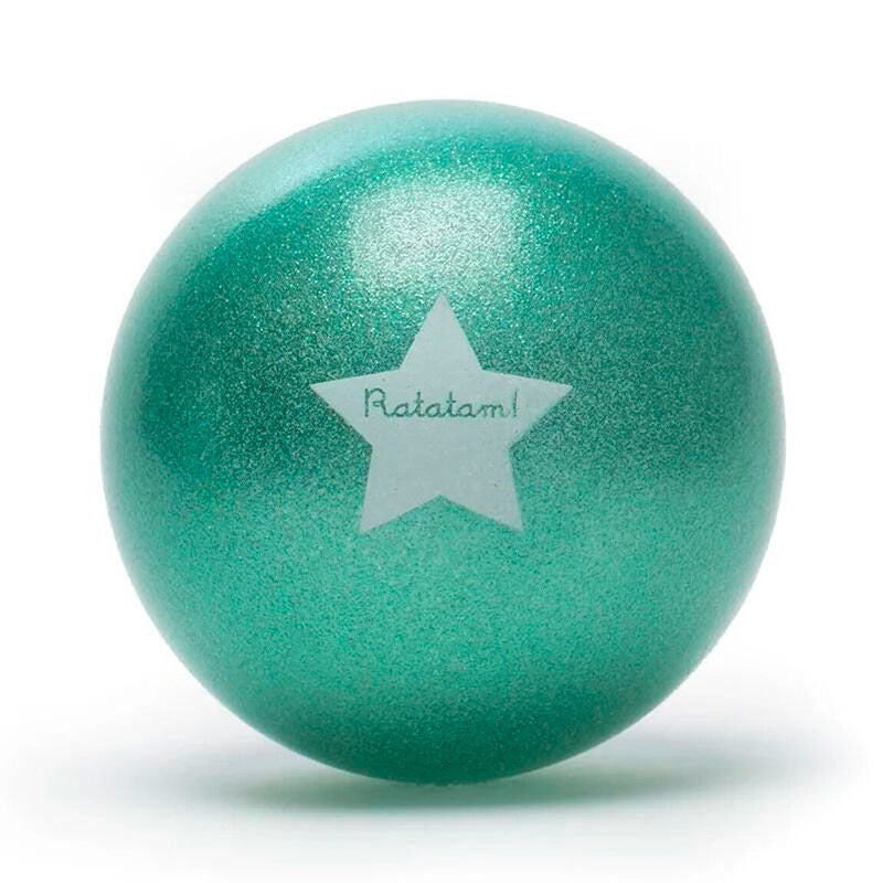 Green glitter star ball