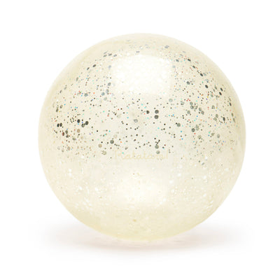 Pelota burbuja glitter plata