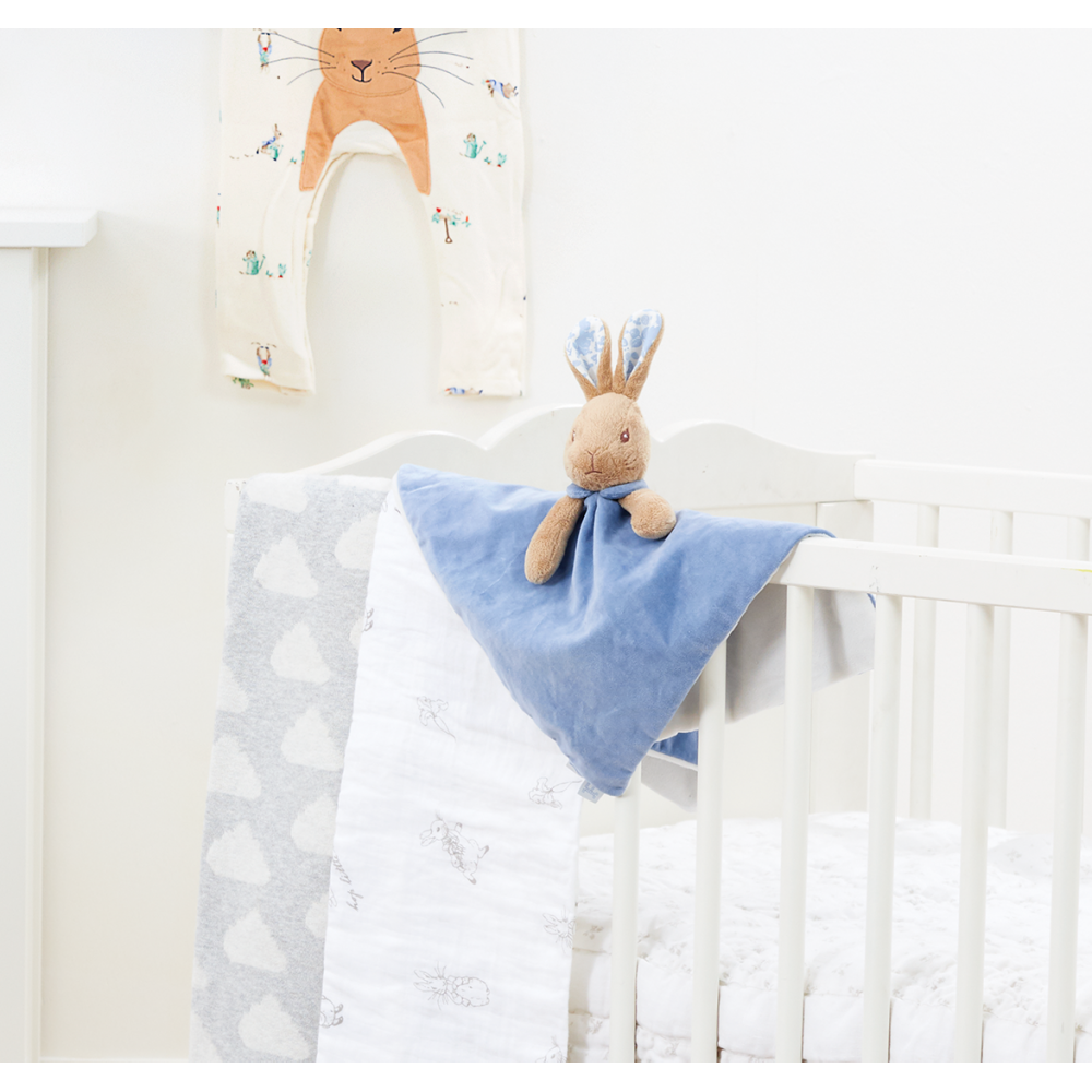 Doudou azul-celeste Peter Rabbit