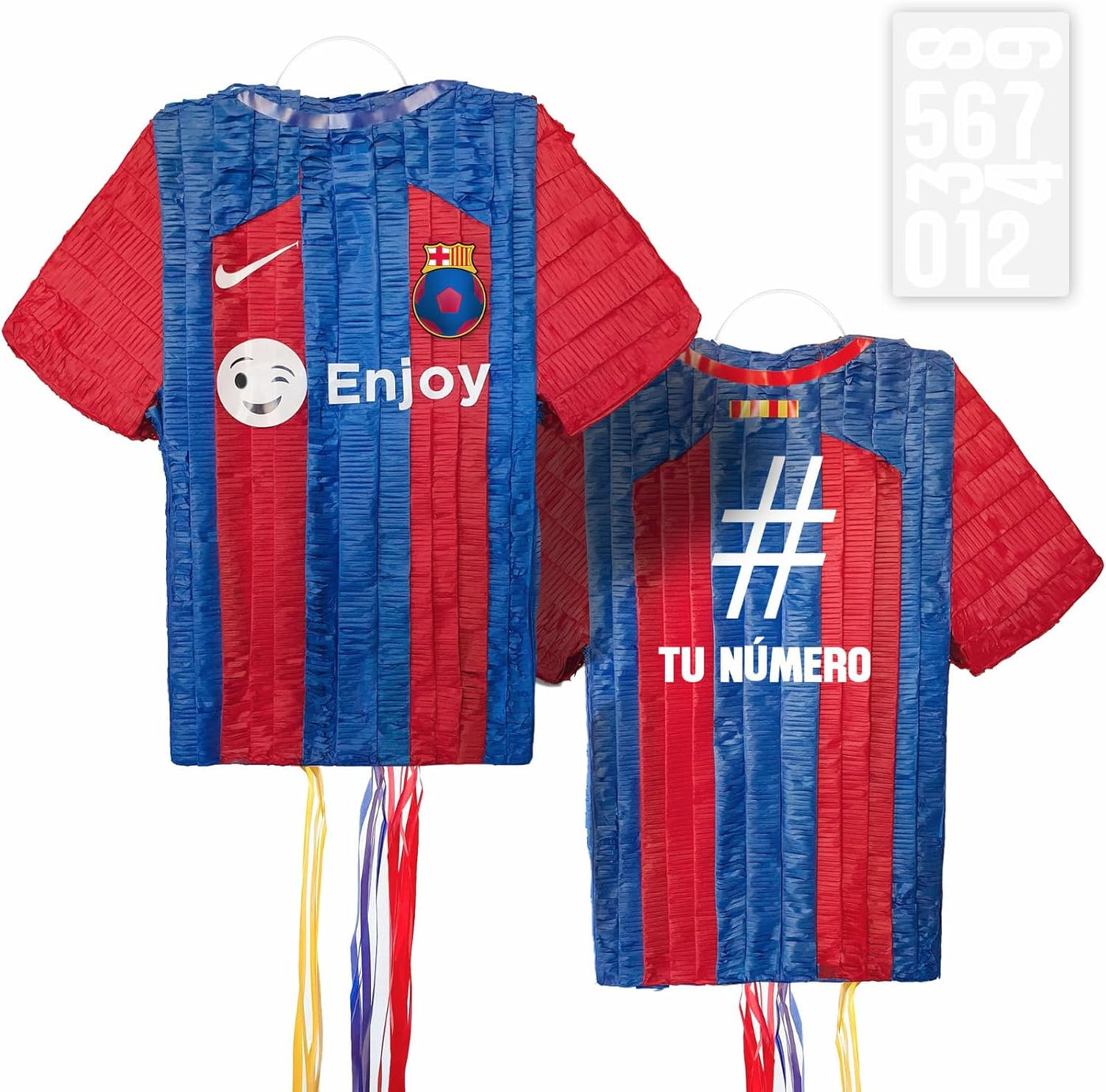 Camiseta de futebol personalizável Piñata XL Barcelona