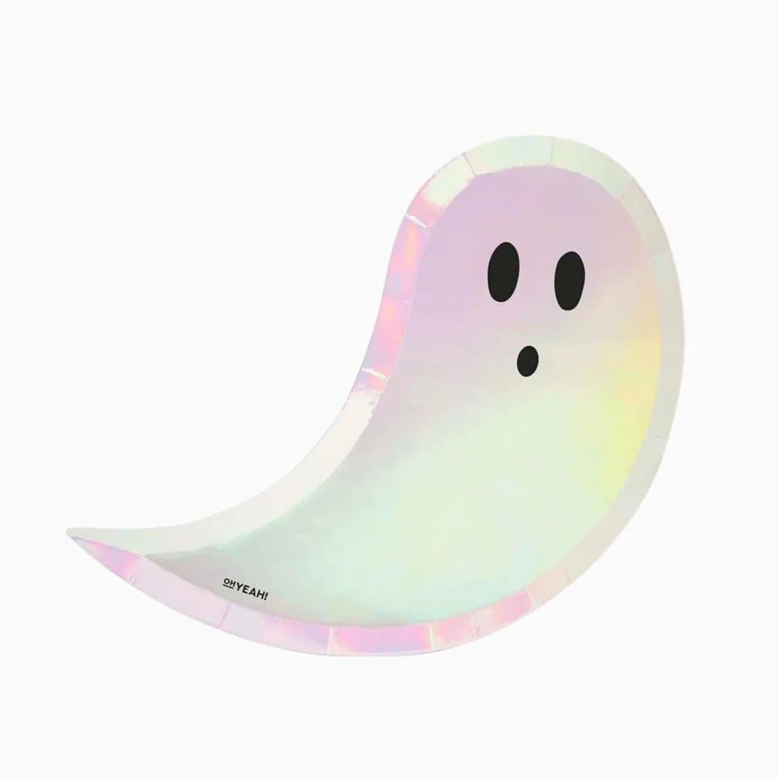Basic iridescent ghost plate / 6 pcs.
