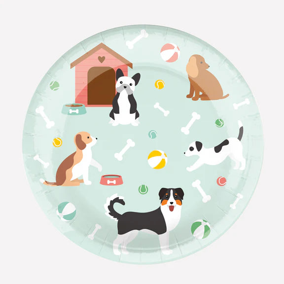 ECO dog print plates / 8 pcs.