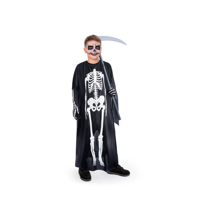 Poncho do crânio de Halloween