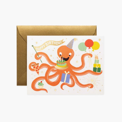 Octopus Birthday Card R. Paper &amp; Co.