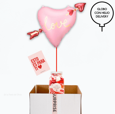 Balloons S inflated LOVE RED
