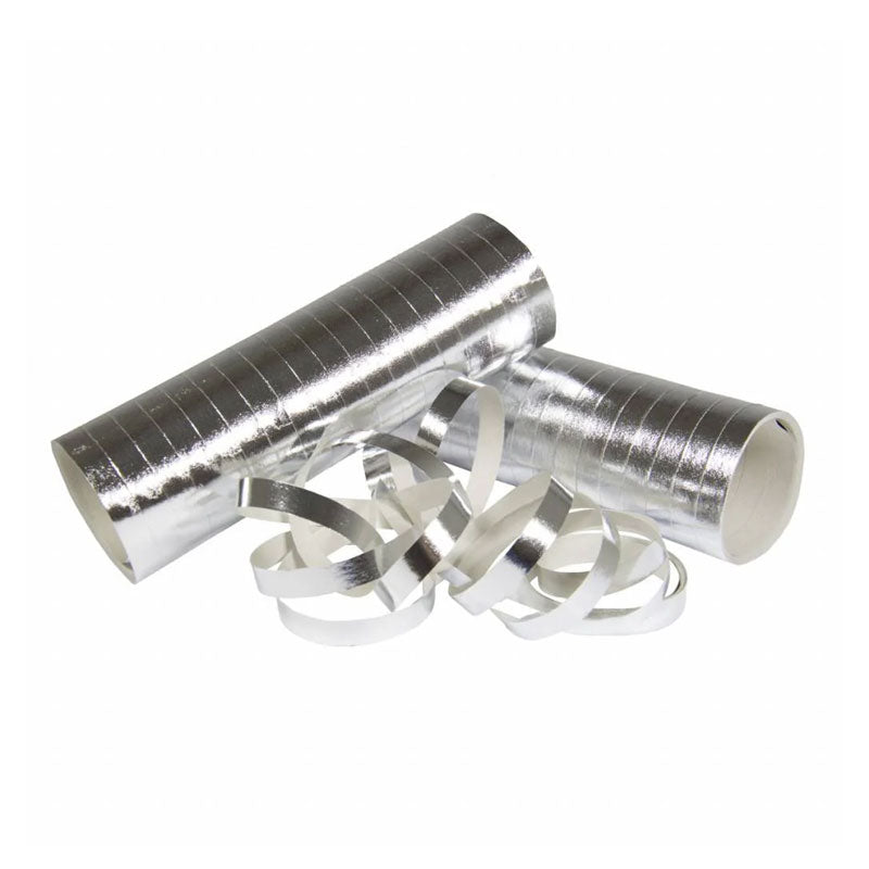 Serpentina prateada básica / 18 peças.