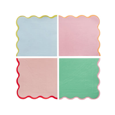 Bright Banquet Pastel Napkins / 16 pcs.
