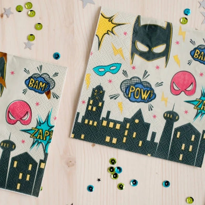 Superheroes napkins / 20 pcs.