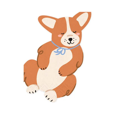 Corgi Napkins / 12 pcs.