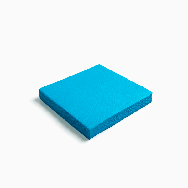 Basic blue cocktail napkins/ 50 units.