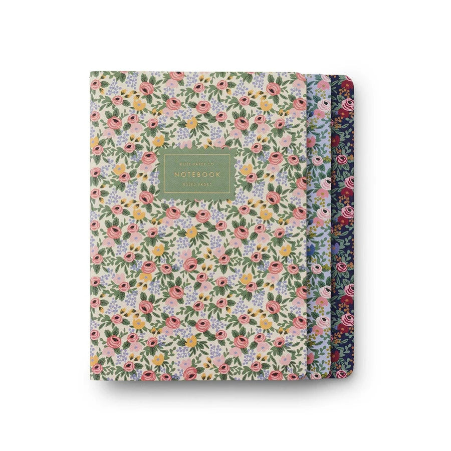 Set 3 Libretas Wild Flower R. Paper & Co.