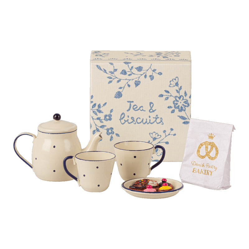 Maileg tea and biscuit set for two