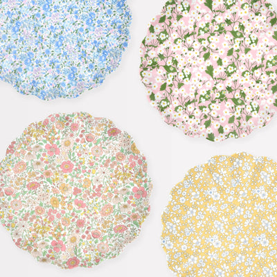 Liberty London Mix Garden melamine large plates / 4 pcs.