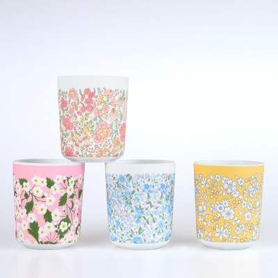 Vasos de melamina Liberty London Mix
