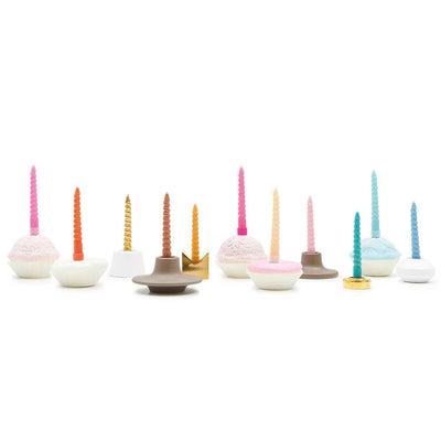 Set de velas mix azules