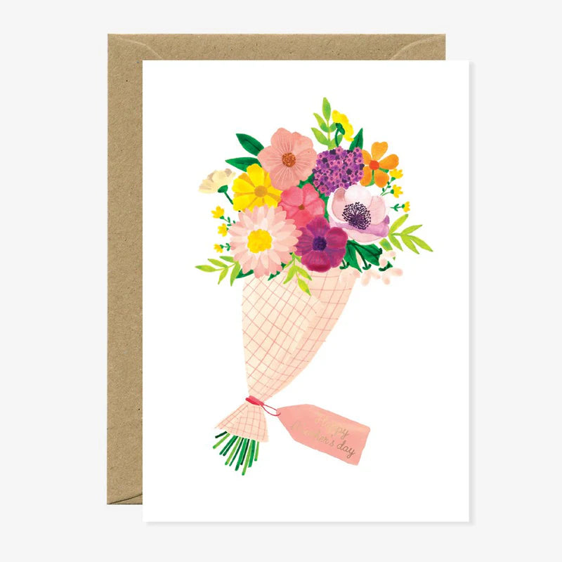 Tarjeta felicitación Mother's day bouquet
