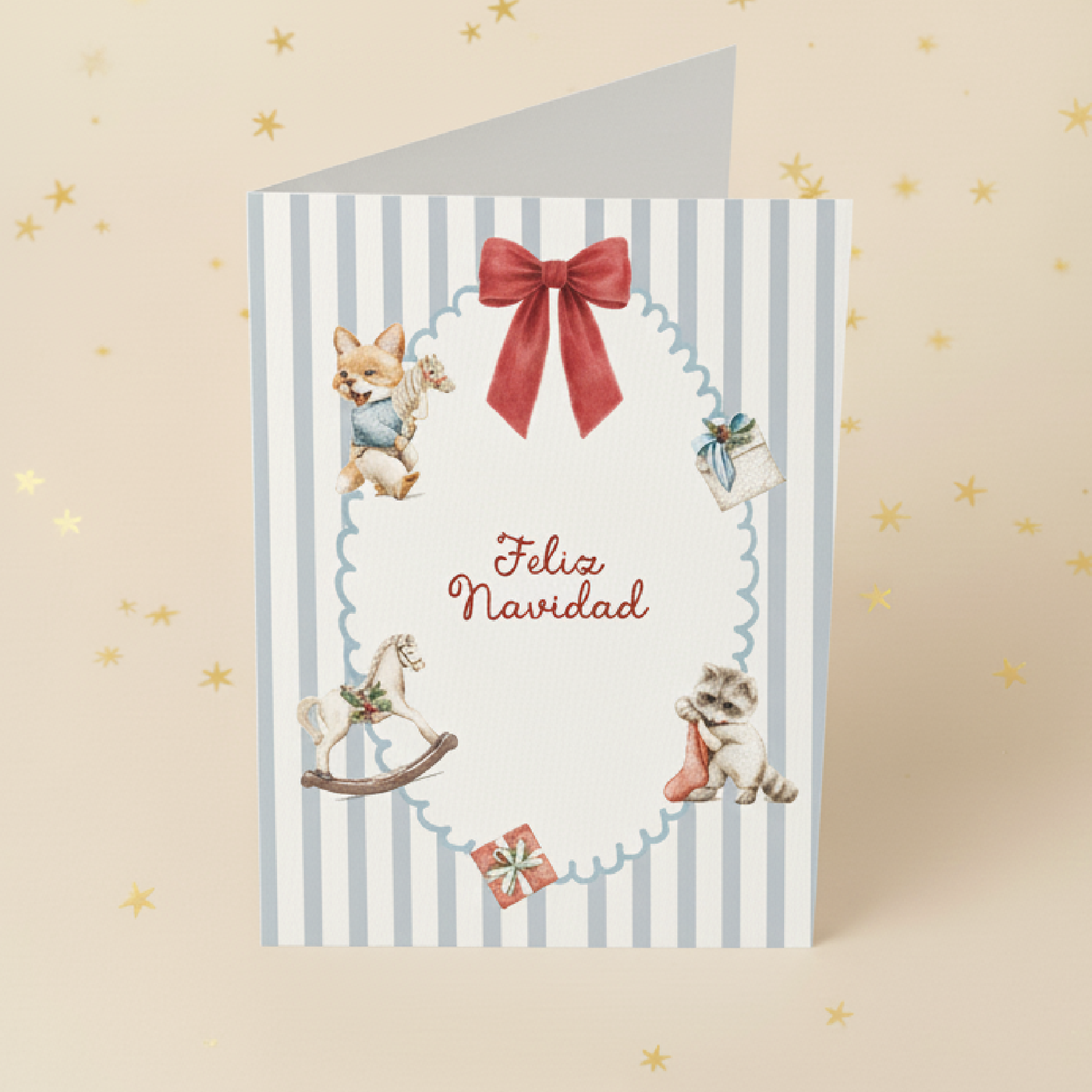 Tarjeta Navidad Petit Nöel sin sobre