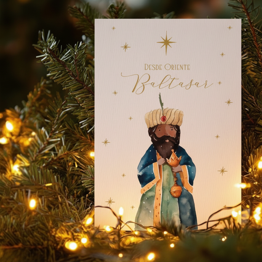 Tarjetón S.S.M.M. Baltasar