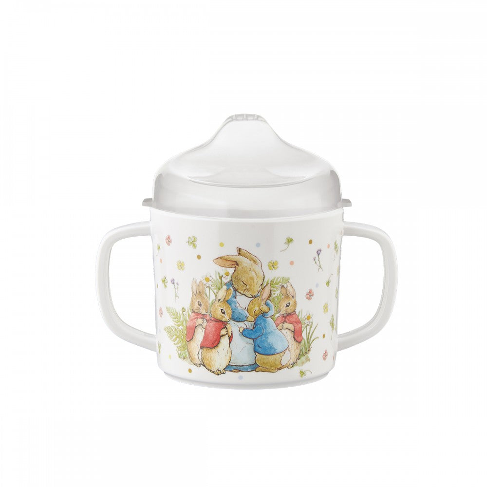 Taza con asas blanca Spring Flower Peter Rabbit