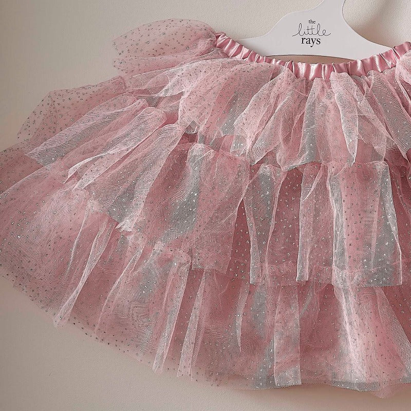 Pink princess tutu with silver details