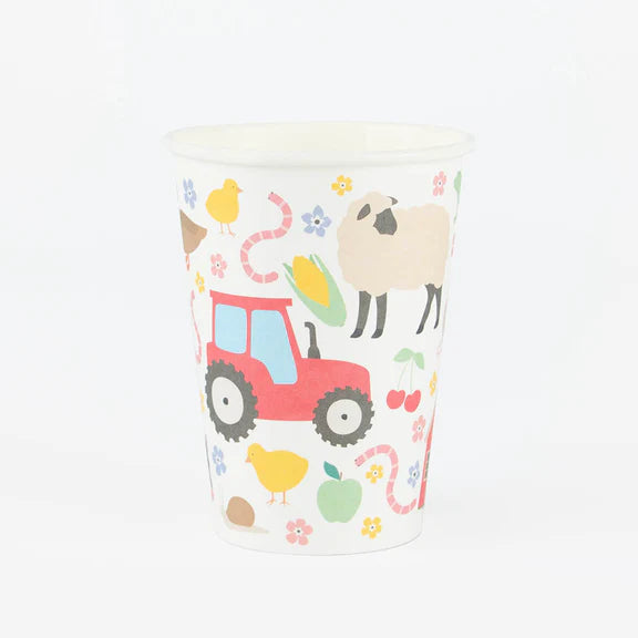 Vaso ECO granja / 8 uds.