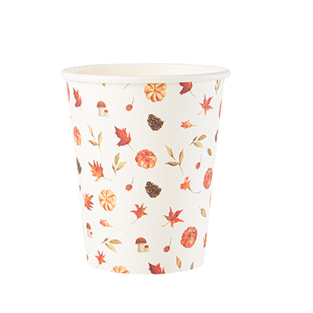 Vasos estampado Otoño  / 8 uds.