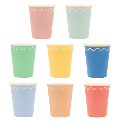 Vaso mix multicolor Wavy Line