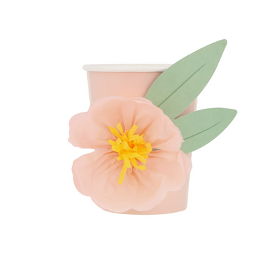 Vasos Paper Flower / 8 uds.