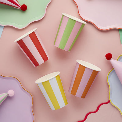 Bright Banquet pastel glasses / 8 pcs.