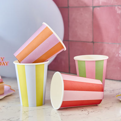 Bright Banquet pastel glasses / 8 pcs.