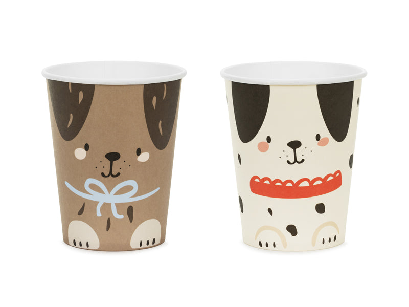 Vasos mix perritos / 6 uds.