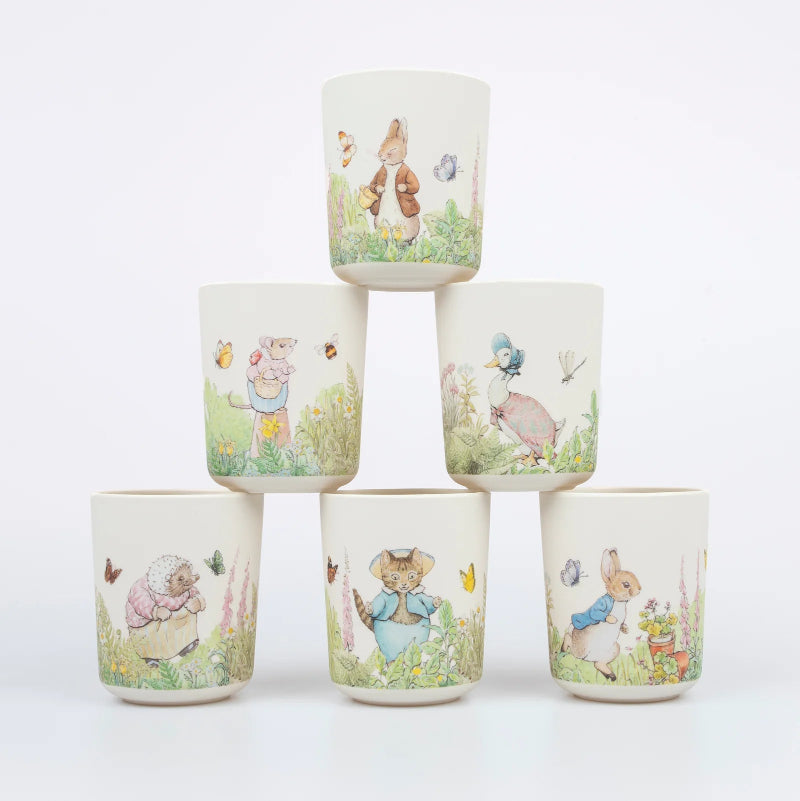 Copos de melamina Peter Rabbit / 6 unid.