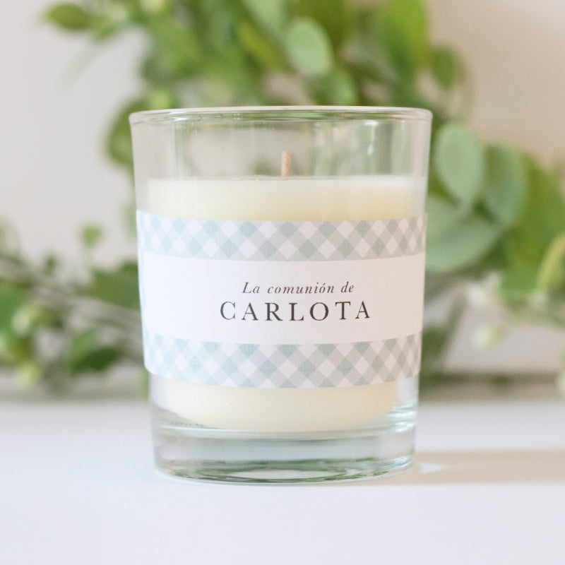 Vichy Mint personalized candle