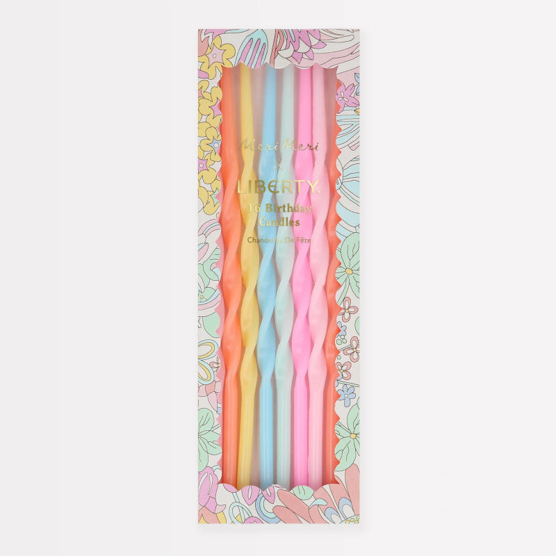 Liberty Garden Party Long Candles / 16 units