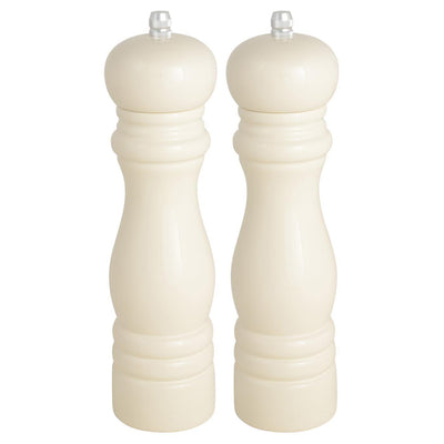 Ivory wooden salt and pepper shaker
