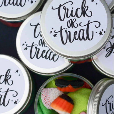 S jar candy Halloween trick or treat