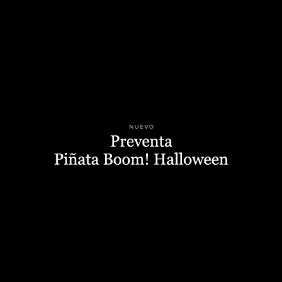 Piñata Boom! Halloween + conjuro + disfraz