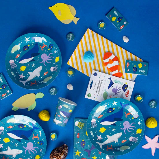 ECO bottom of the sea napkins / 20 pcs.