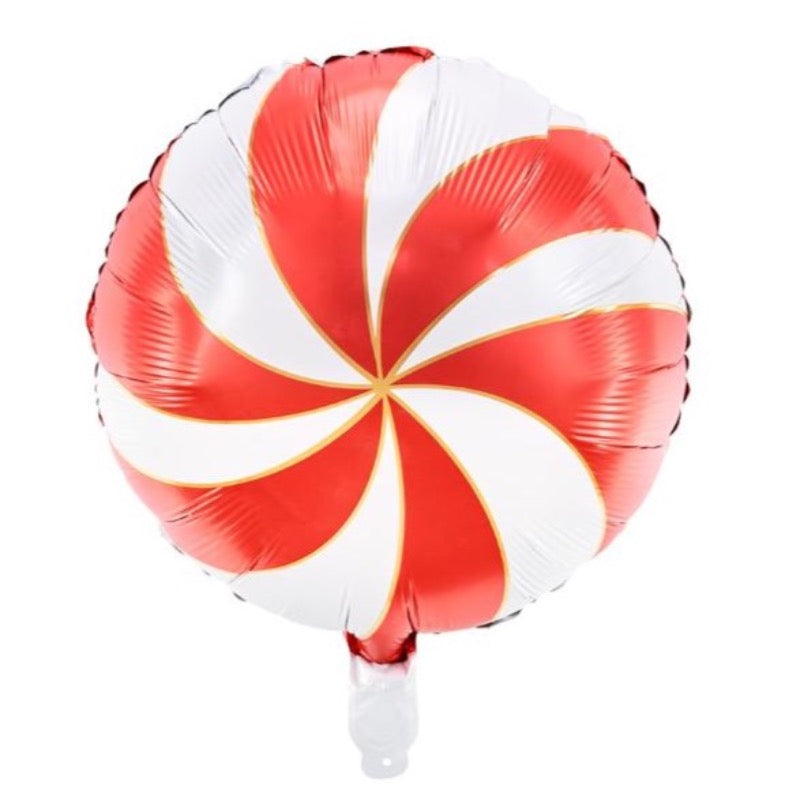 Globo Mylar caramelo rojo