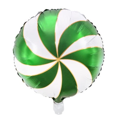 Green Candy Mylar Balloon