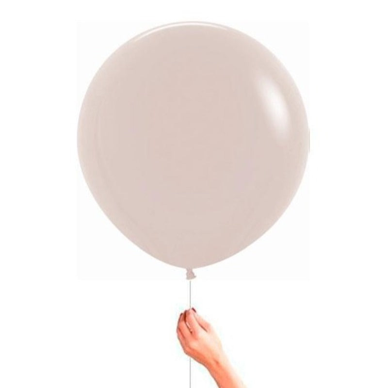 Matte stone XL latex balloon