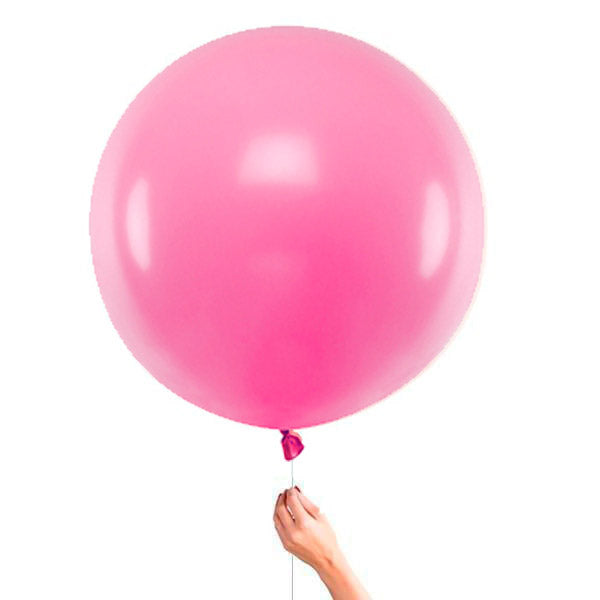 Matte fuchsia latex balloon XL