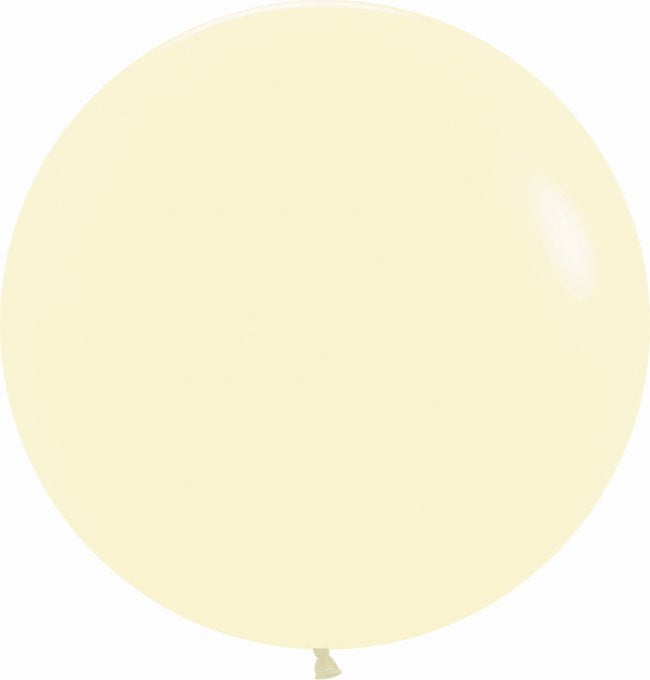 Latex balloon L pastel yellow