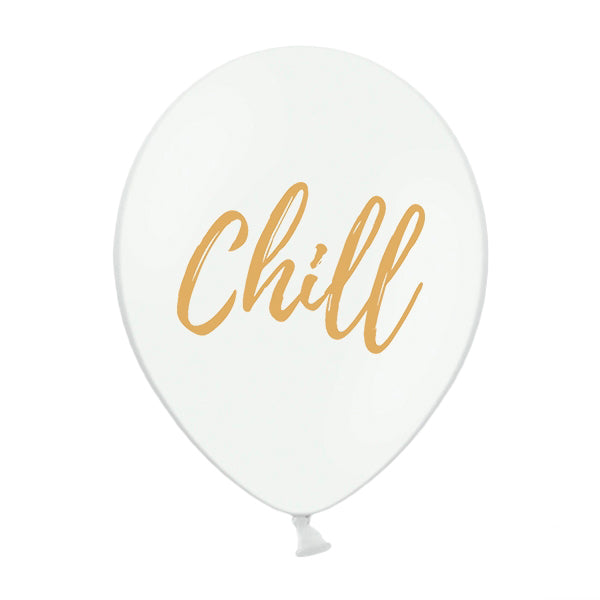 Balão branco Chill / 2 pcs.