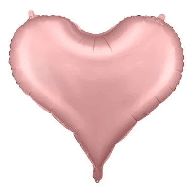 Foil Balloon L Heart Rosegold matt