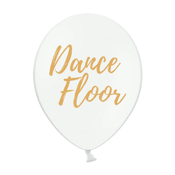 White Dance Floor balloon / 2 pcs.