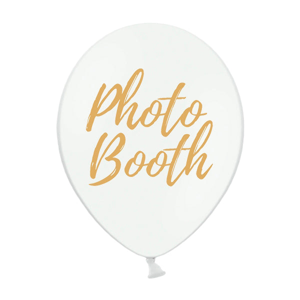Balão branco Photo Booth/ 2 pcs.