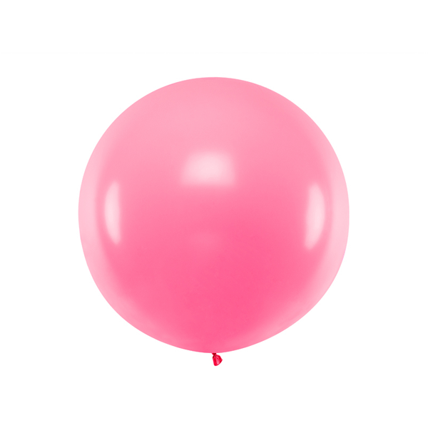 Matt bubblegum pink XL latex balloon