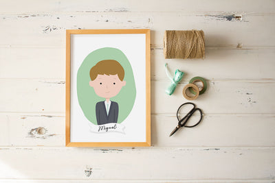 Printable personalized print First Communion
